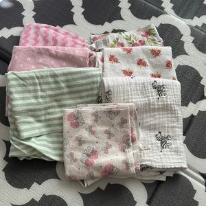 Baby receiving blankets